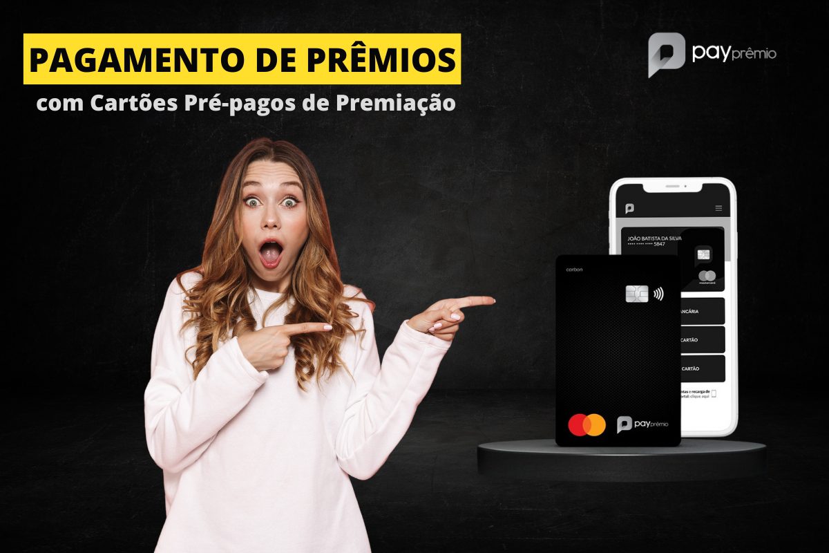 cartões pré-pagos de premiação